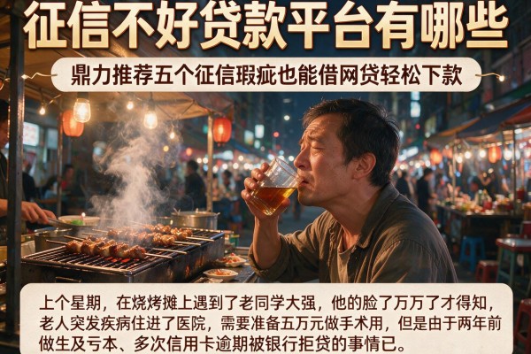 征信不好贷款平台有哪些,鼎力推荐五个征信瑕疵也能借网贷轻松下款的app
