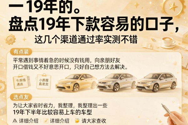 盘点19年下款容易的口子，这几个渠道通过率实测不错