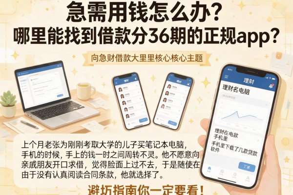 急需用钱怎么办？哪里能找到借款分36期的正规app？这篇避坑指南你一定要看！