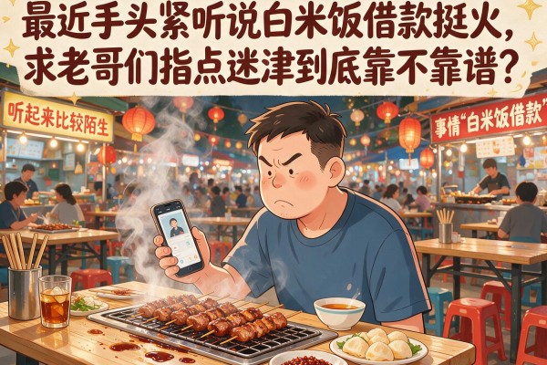 最近手头紧听说白米饭借款挺火，求老哥们指点迷津到底靠不靠谱？