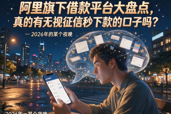 阿里旗下借款平台大盘点，真的有无视征信秒下款的口子吗？