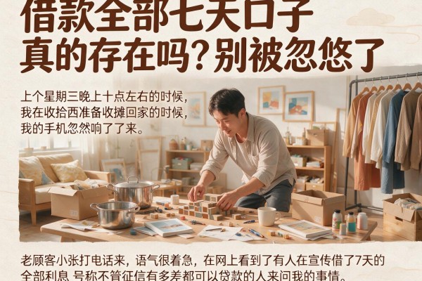借款全部七天口子真的存在吗?别被忽悠了