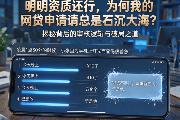 明明资质还行,为何我的网贷申请总是石沉大海?揭秘背后的审核逻辑与破局之道
