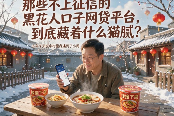 那些不上征信的黑花口子网贷平台，到底藏着什么猫腻？