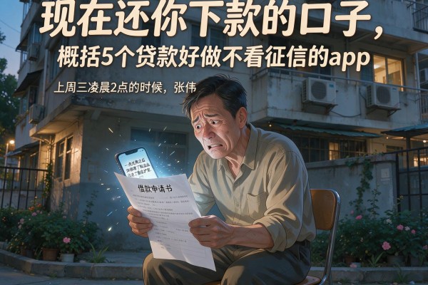 现在还你下款的口子，概括5个贷款好做不看征信的app
