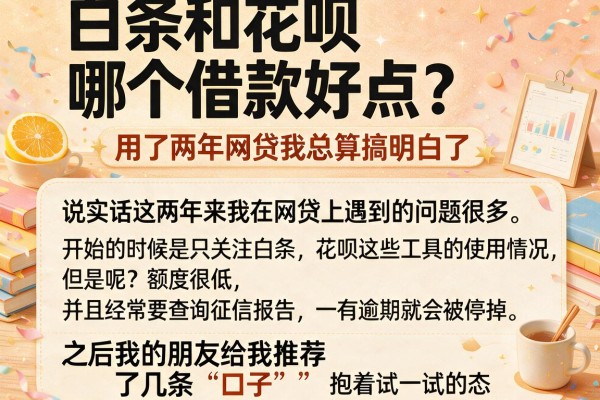 白条和花呗哪个借款好点？用了两年网贷我总算搞明白了