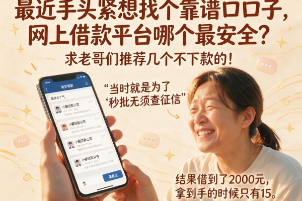 最近手头紧想找个靠谱口子，网上借款平台哪个最安全？求老哥们推荐几个不下款的！