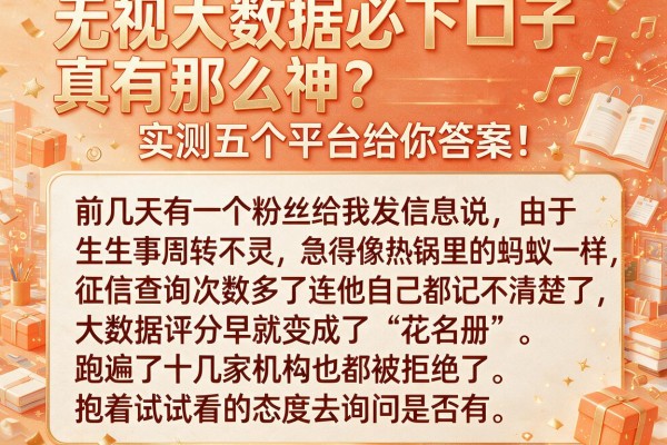 无视大数据必下口子真有那么神？实测五个平台给你答案！