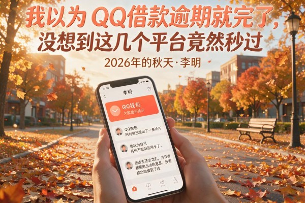 我以为QQ借款逾期就完了，没想到这几个平台竟然秒过