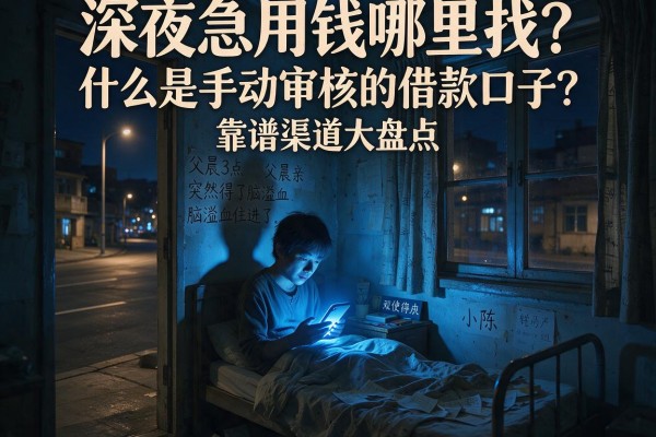 深夜急用钱哪里找？什么是手动审核的借款口子？靠谱渠道大盘点