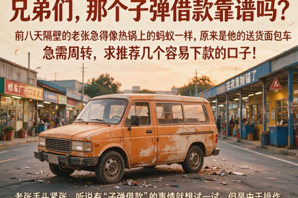 兄弟们，那个子弹借款靠谱吗？急需周转，求推荐几个容易下款的口子！
