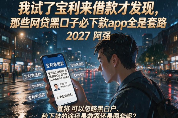 我试了宝利来借款才发现，那些网贷黑口子必下款app全是套路