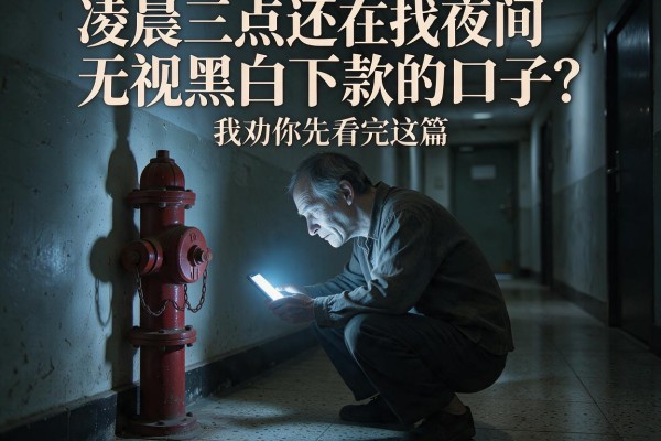 凌晨三点还在找夜间无视黑白下款的口子？我劝你先看完这篇