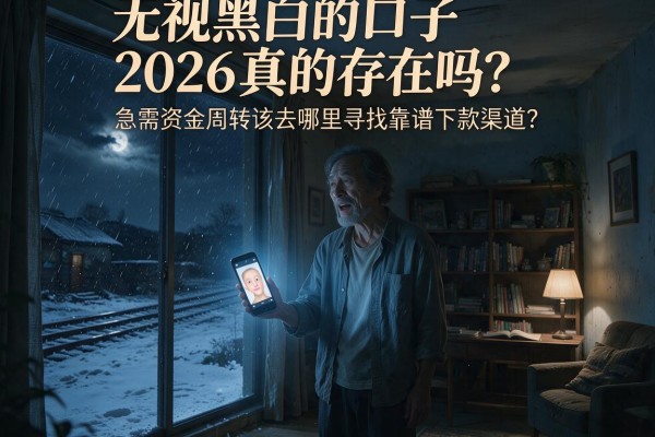 无视黑白的口子2026真的存在吗？急需资金周转该去哪里寻找靠谱下款渠道？