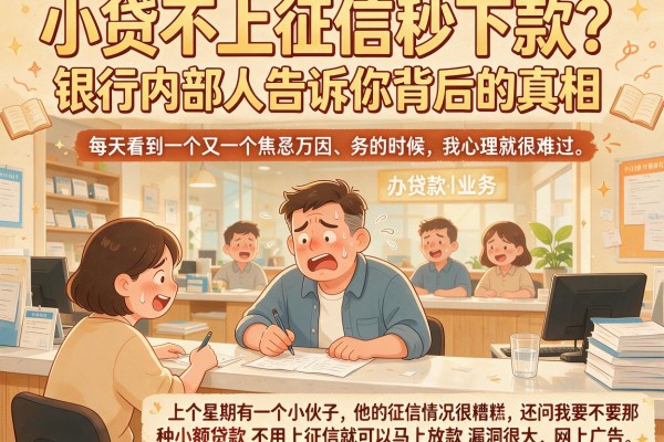 小贷不上征信秒下款？银行内部人告诉你背后的真相