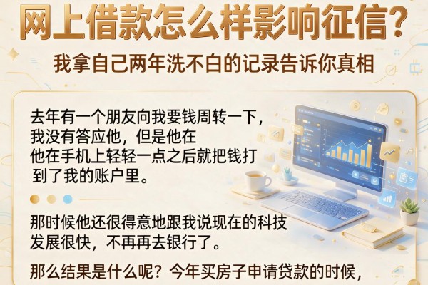 网上借款怎么样影响征信？我拿自己两年洗不白的记录告诉你真相