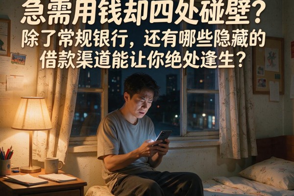 急需用钱却四处碰壁？除了常规银行，还有哪些隐藏的借款渠道能让你绝处逢生？