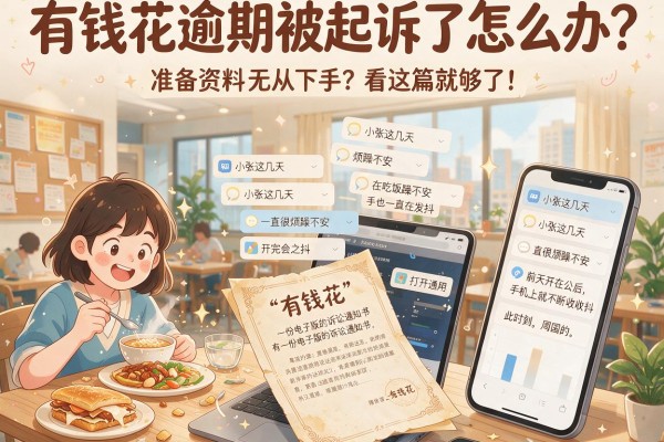 有钱花逾期被起诉了怎么办？准备资料无从下手？看这篇就够了！