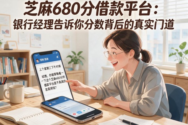 芝麻680分借款平台：银行经理告诉你分数背后的真实门道