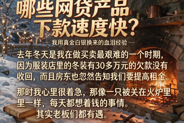哪些网贷产品下款速度快？我用真金白银换来的血泪经验