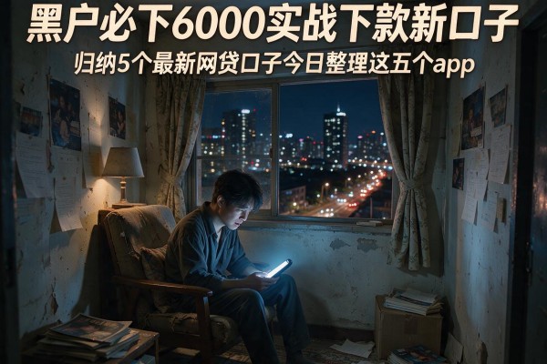 黑户必下6000实战下款新口子，归纳5个最新网贷口子今日整理这五个app