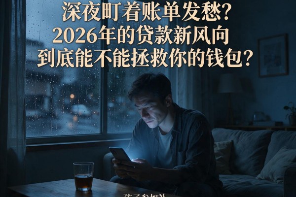 深夜盯着账单发愁？2026年的贷款新风向到底能不能拯救你的钱包？