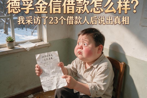 德孚金信借款怎么样？我采访了23个借款人后说出真相
