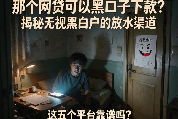 那个网贷可以黑口子下款？揭秘无视黑白户的放水渠道，这五个平台靠谱吗？