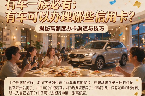 有车一族必看：有车可以办理哪些信用卡？揭秘高额度办卡渠道与技巧