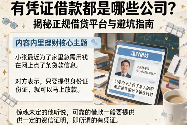 有凭证借款都是哪些公司？揭秘正规借贷平台与避坑指南