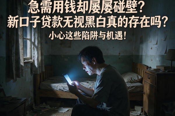 急需用钱却屡屡碰壁?新口子贷款无视黑白真的存在吗?小心这些陷阱与机遇!