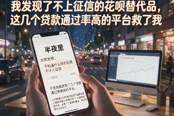我发现了不上征信的花呗替代品，这几个贷款通过率高的平台救了我