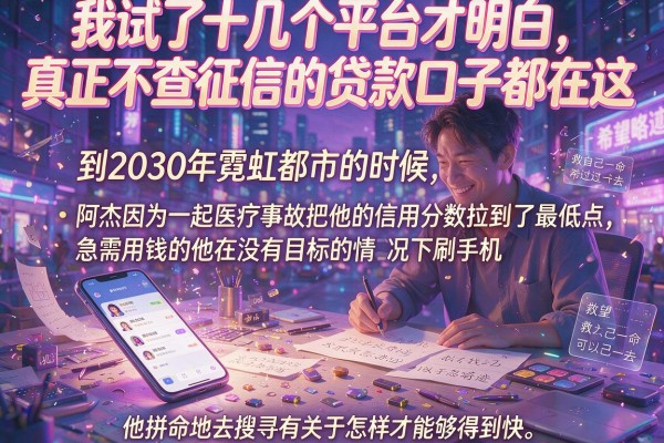 我试了十几个平台才明白，真正不查征信的贷款口子都在这