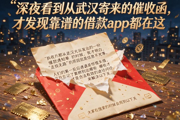 我拆开那封从武汉寄来的信用卡催收函，才发现靠谱的借款app都在这