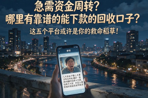 急需资金周转？哪里有靠谱的能下款的回收口子？这五个平台或许是你的救命稻草！