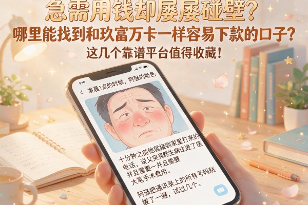 急需用钱却屡屡碰壁？哪里能找到和玖富万卡一样容易下款的口子？这几个靠谱平台值得收藏！