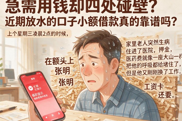 急需用钱却四处碰壁？近期放水的口子小额借款真的靠谱吗？深度解析助你避坑