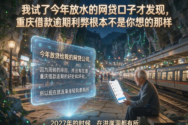 我试了今年放水的网贷口子才发现，重庆借款逾期利弊根本不是你想的那样