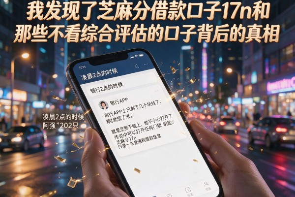 我发现了芝麻分借款口子17n和那些不看综合评估的口子背后的真相