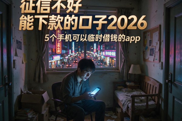征信不好能下款的口子2026，深入剖析5个手机可以临时借钱的app