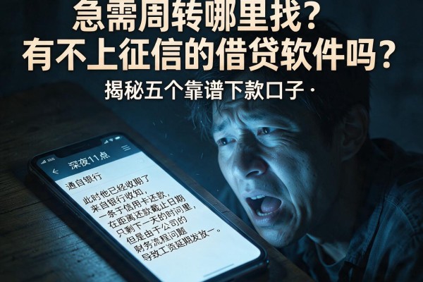 急需周转哪里找？有不上征信的借贷软件吗？揭秘五个靠谱下款口子