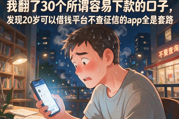我翻了30个所谓容易下款的口子，发现20岁可以借钱平台不查征信的app全是套路