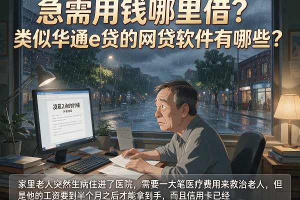 急需用钱哪里借?类似华通e贷的网贷软件有哪些?这五个靠谱平台值得收藏