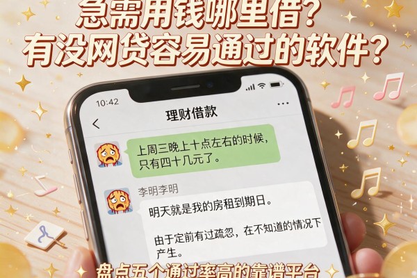 急需用钱哪里借？有没网贷容易通过的软件？盘点五个通过率高的靠谱平台