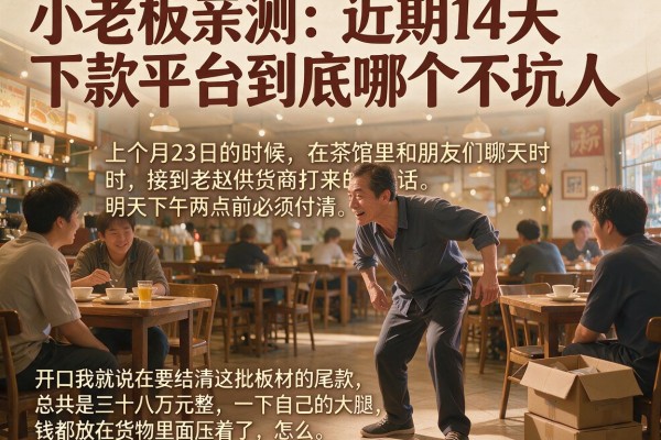 小老板亲测：近期14天下款平台到底哪个不坑人