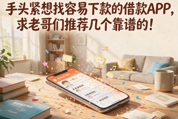 手头紧想找容易下款的借款APP，求老哥们推荐几个靠谱的！