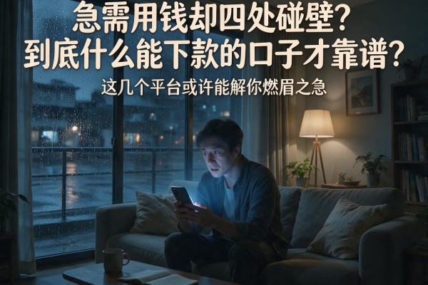急需用钱却四处碰壁?到底什么能下款的口子才靠谱?这几个平台或许能解你燃眉之急