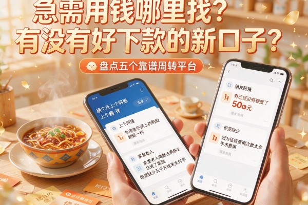 急需用钱哪里找？有没有好下款的新口子？盘点五个靠谱周转平台