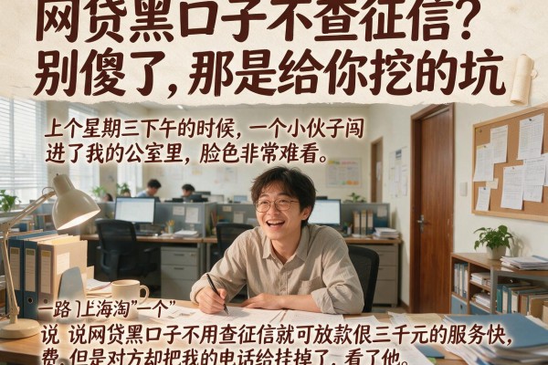 网贷黑口子不查征信？别傻了，那是给你挖的坑