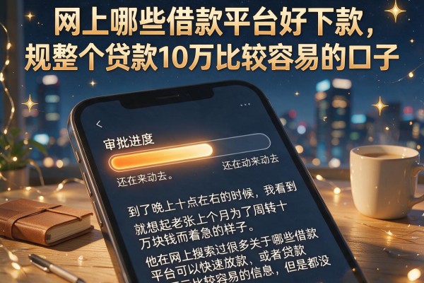 网上哪些借款平台好下款，规整五个贷款10万比较容易的口子